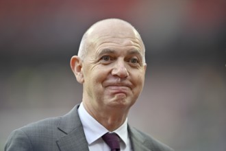 President Bernd Neuendorf GER Portrait, smiles, gesture, gestures, Max Morlock Stadium, Nuremberg,