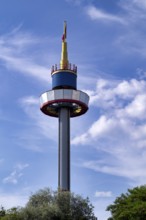 Observation tower, LEGOLAND theme park, Germany, Günzburg, Bavaria, Germany, Europe