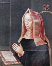 Margaret Beaufort alias Margaret of Lancaster, 1443-1509, mother of Henry VII, from the book Lodges