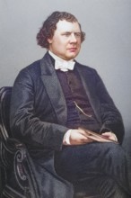 William Morley Punshon, 1824-1881, English non-conformist clergyman, Wesleyan vicar. Painted by