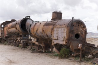 Uyuni Railway Cemetery, Uyuni, Bolivia, South America