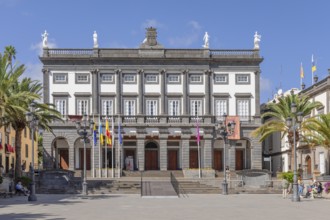 Old Town Hall at Plaza Santa Ana, Vegueta Old Town, UNESCO World Heritage Site, Las Palmas, Gran