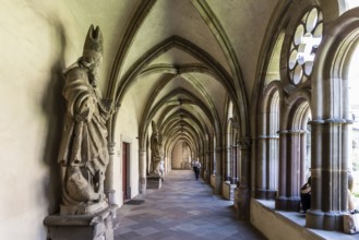 Cloister, Church of Our Lady, UNESCO World Heritage Site, Trier, Rhineland-Palatinate, Germany,