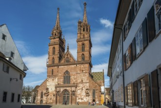 Basel Minster, Basel, Canton of Basel-Stadt, Switzerland, Europe