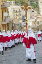 Good Friday procession, Enna, Siclly, Italy, Europe