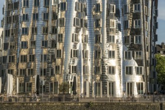 New Zollhof No. 2 by architect and designer Frank Gehry in the Media Harbour, state capital