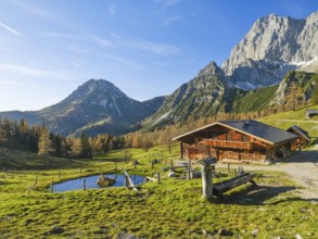 Neustattalm am Dachstein, alpine pasture, Dachstein, Dachstein mountains, Dachstein south face,