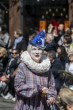 Participants dressed up as jesters from the guest canton of Schwyz, jesters' symposium of the