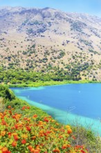 Lake Kournas, Georgioupolis, Chania, Crete, Greek Islands, Greece, Europe