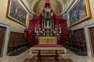 Church, Parish Church of Santa Maria del Sasso, interior view, Morcote, Lake Lugano, Lago di