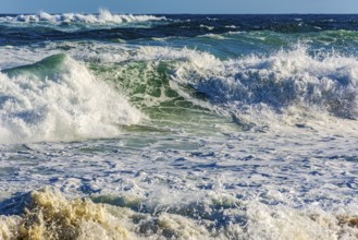 Waves on a rough sea day at Ipanema beach in Rio de Janeiro Rio de Janeiro, Ipanema beach, RJ,