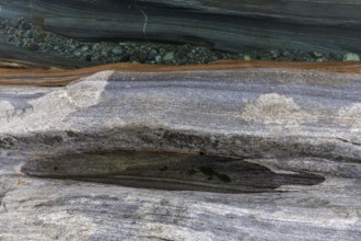 Rocks, rock structures, Verzasca River, near Lavertezzo, Verzasca Valley, Valle Verzasca, Canton