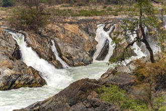 The Mekong Falls Nam Tok Khon Phapheng, Si Phan Don, Champasak Province, Laos, Asia