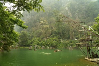 Blue Lagoon 4 near Vang Vieng, Laos, Asia