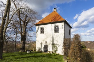 The Totenhäusel high above the Elbe valley near Meißen is a beautiful vantage point, Klipphausen,