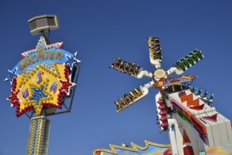 Skater fun ride, Oktoberfest, Munich, Upper Bavaria, Bavaria, Germany, Europe