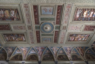 Ceiling fresco in the Villa del Principe, Palazzo di Andrea Doria, Piazza dei Principe, Genoa.