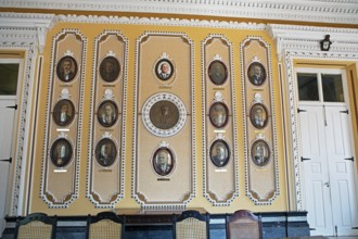 Mayor's office, former town hall on Dom Pedro II square, interior view, Manaus, Amazonas state,