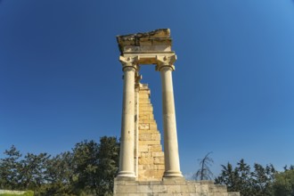 Sanctuary and temple of Apollo Hylates in the ancient city of Kourion, Episkopi, Cyprus, Europe