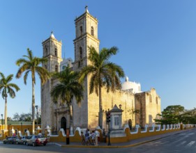 San Servacio Church built 1705, Valladolid, Yucatan, Mexico, Central America