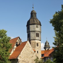 Medieval Old Town Church of St. Aegidien, Hannoversch Münden, Lower Saxony, Germany, Europe