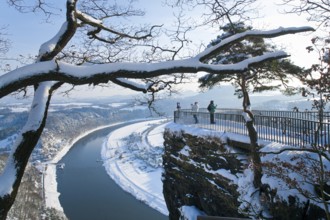 Winter on the Bastei in Rathen