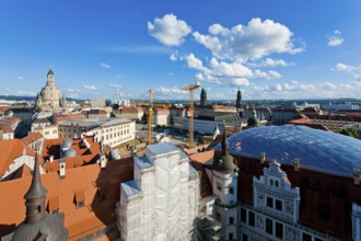 Dresden Residential Palace View of the Neumarkt