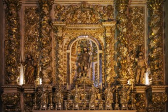 Side chapel in the Jesuit Church, St Rochus Church, Igreja de São Roque, Bairo Alto district,