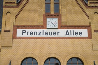 S-Bahn station, Prenzlauer Allee, Prenzlauer Berg, Pankow, Berlin, Germany, Europe