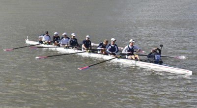 Rowing Eight, Rowing 8, USA National Team at the Canal Cup on the Kiel Canal. Rowing competition at