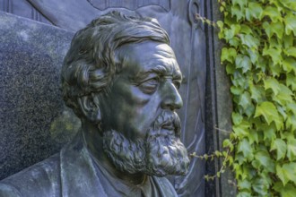 Grave of Wilhelm Liebknecht, Socialist Memorial, Friedrichsfelde Central Cemetery, Gudrunstrasse,