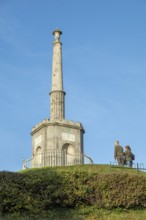 Obelisk on Dane John Mound, Canterbury, Kent, England, United Kingdom, Europe