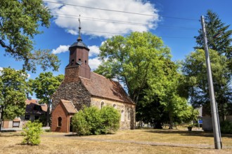 Wüstermarke village church, Heideblick parish, Brandenburg, Germany, Europe