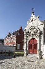 The small beguinage O. L. V. Ter Hooyen, Our Lady of Hooie, Our-Lady Ter Hooyen in Ghent, Belgium,