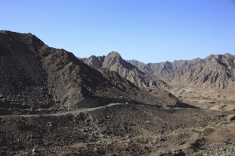 Landscape at Jebel Shams, Oman, Asia