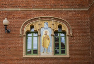 Historic hospital complex of the Hospital de la Santa Creu i Sant Pau, Barcelona, Catalonia, Spain,