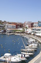 Calesfonts fishing port, Es Castell, Mao, Mahon, Menorca, Spain, Europe