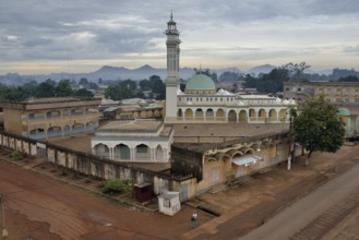 Mosque on the premises of the Franco-Arab Islamic school, Ngaoundéré, Adamawa Region, Cameroon,