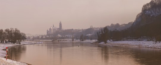 Meissen, Silhouette in Winter