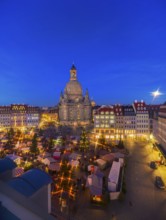 Christmas market on Dresden's Neumarkt square