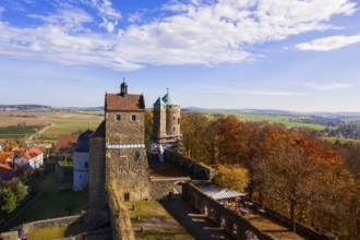 Stolpen Castle in autumn