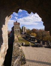 Stolpen Castle in autumn