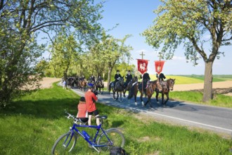 Every year at Easter there are about 5 processions in Lusatia, each with about 200 riders. The