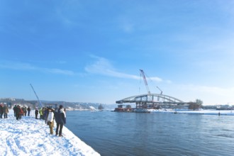 Waldschlößchen bridge final assembly