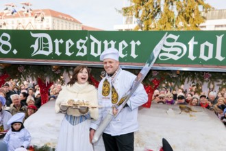 18th Stollen Festival at the Striezelmarkt