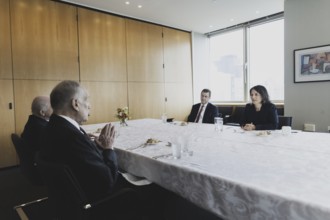 (R-L) Annalena Bärbock (Bündnis 90 Die Grünen), Federal Minister for Foreign Affairs, meets Ronald