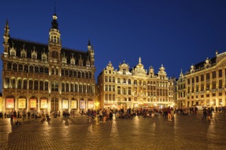 BRUSSELS, BELGIUM, MAY 31, 2018: Famoust tourist attraction Grote Markt (Grand Place) square