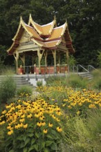 Siamese Temple Sala-Thai II, Asian, Siamese, Thai, pavilion, garden art, spa garden, Bad Homburg,