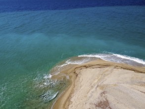 Aerial view, Cape Possidi, Kassandra, Chalkidiki, Greece, Europe