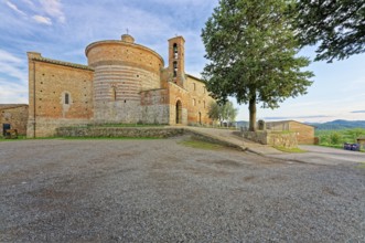 The Oratorio di San Galgano sul Montesiepi, Chiusdino, Tuscany, Italy, Europe